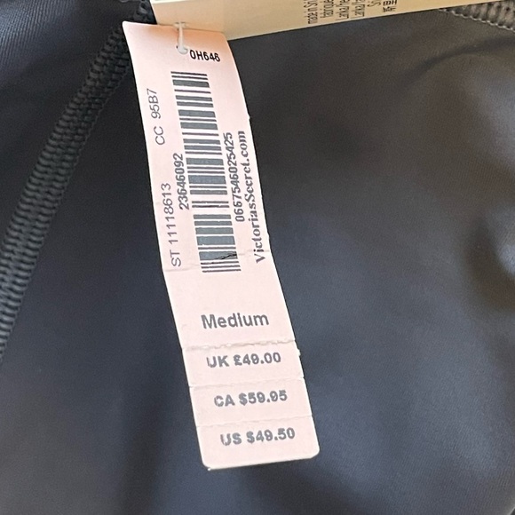 Victoria’s Secret Sport Gray Leggings Sz M NEW!! - Picture 5 of 5